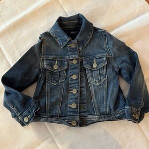 Gap denim jean jacket classic coat blue pockets snap buttons 3 toddler 1969